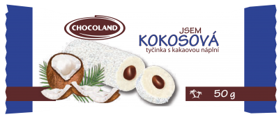 Jsem kokosová s kakaovou náplní 50gr