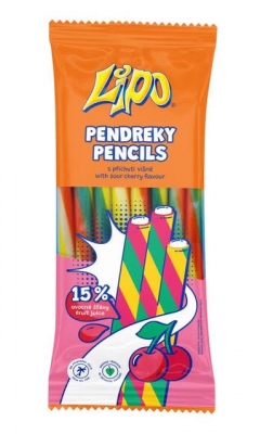 Lipo kyselé pendreky duhové s příchutí višně 80gr 